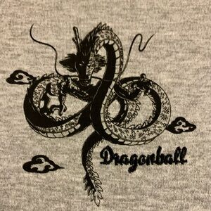 Vintage **RARE** Uniqlo Dragon Ball UT Shenron Embroidered shirt